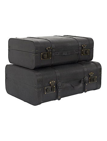 Lot de 2 malles collection CHARBON D'ANTAN