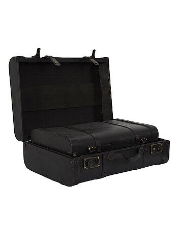 Lot de 2 malles collection CHARBON D'ANTAN