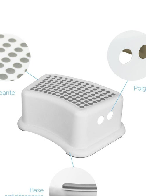 Lot de 2 Marchepieds antidérapants en plastique - Monsieur Bébé - Kiabi Lot de 2 Marchepieds antidérapants en plastique - Monsieur Bébé - Kiabi