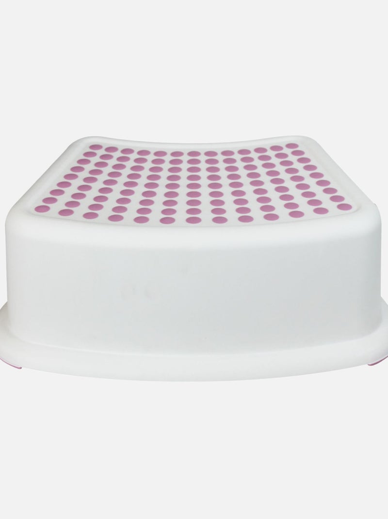Lot de 2 Marchepieds antidérapants en plastique - Monsieur Bébé Rose - Kiabi
