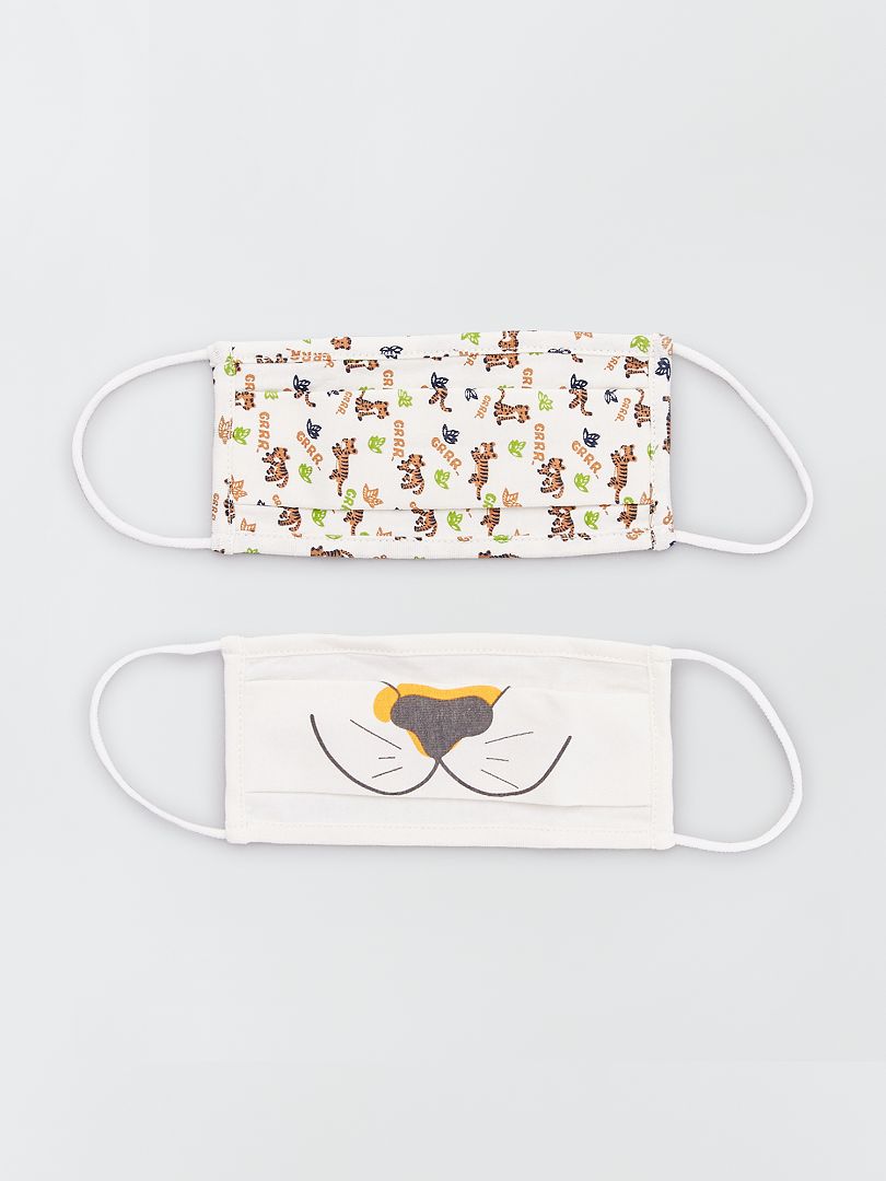 MASQUE BARRIÈRE TISSU AFNOR, filtre amovible, ENFANT ( barrette nasale optionnelle) – BIOMOME BOMINO