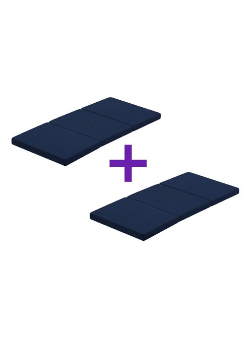 Lot de 2 matelas pour lit de voyage pliable DREMI – Mousse HR D23, 120 x 60 cm, épaisseur 5 cm - Kiabi