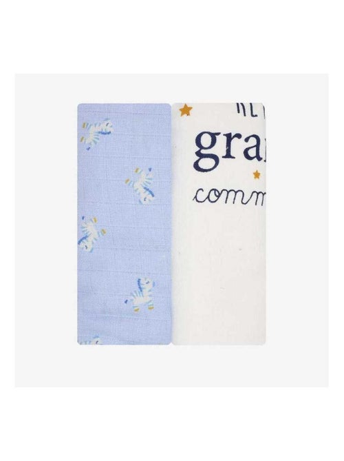 Lot de 2 maxi langes - Kiabi