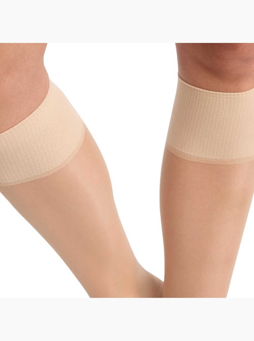 Lot de 2  Mi-Bas Transparents 20D Beauty Resist - Kiabi