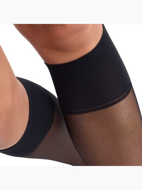 Lot de 2 Mi-Bas Transparents 20D Beauty Resist - Kiabi Lot de 2 Mi-Bas Transparents 20D Beauty Resist - Kiabi