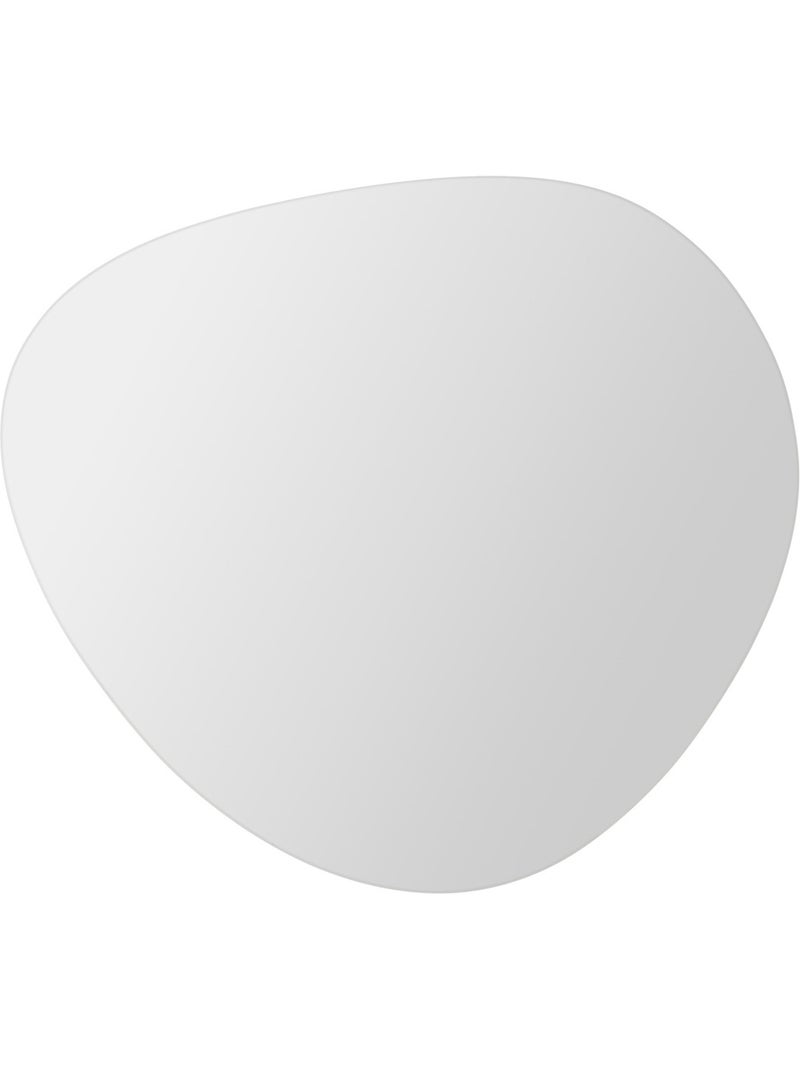 Lot de 2 miroirs adhésifs formes galets 20/30cm MIROIR Blanc - Kiabi