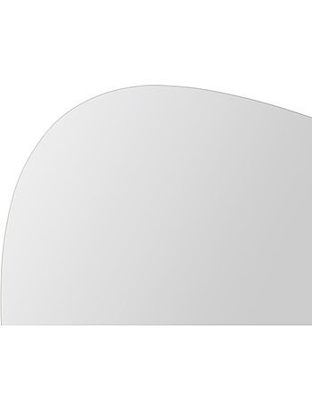 Lot de 2 miroirs adhésifs formes galets 30/40cm MIROIR