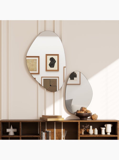 Lot de 2 miroirs muraux - Kiabi