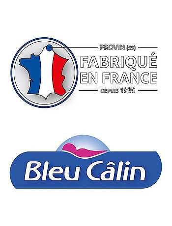 Lot de 2 oreillers - Bleu Calin - Polyester