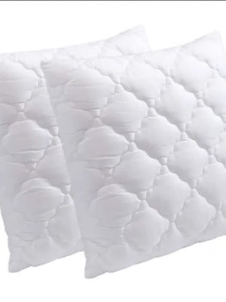 Lot de 2 oreillers 65 x 65, Mousse à mémoire de Forme, PROMOLINGE + 2 Protèges Oreillers 65x65