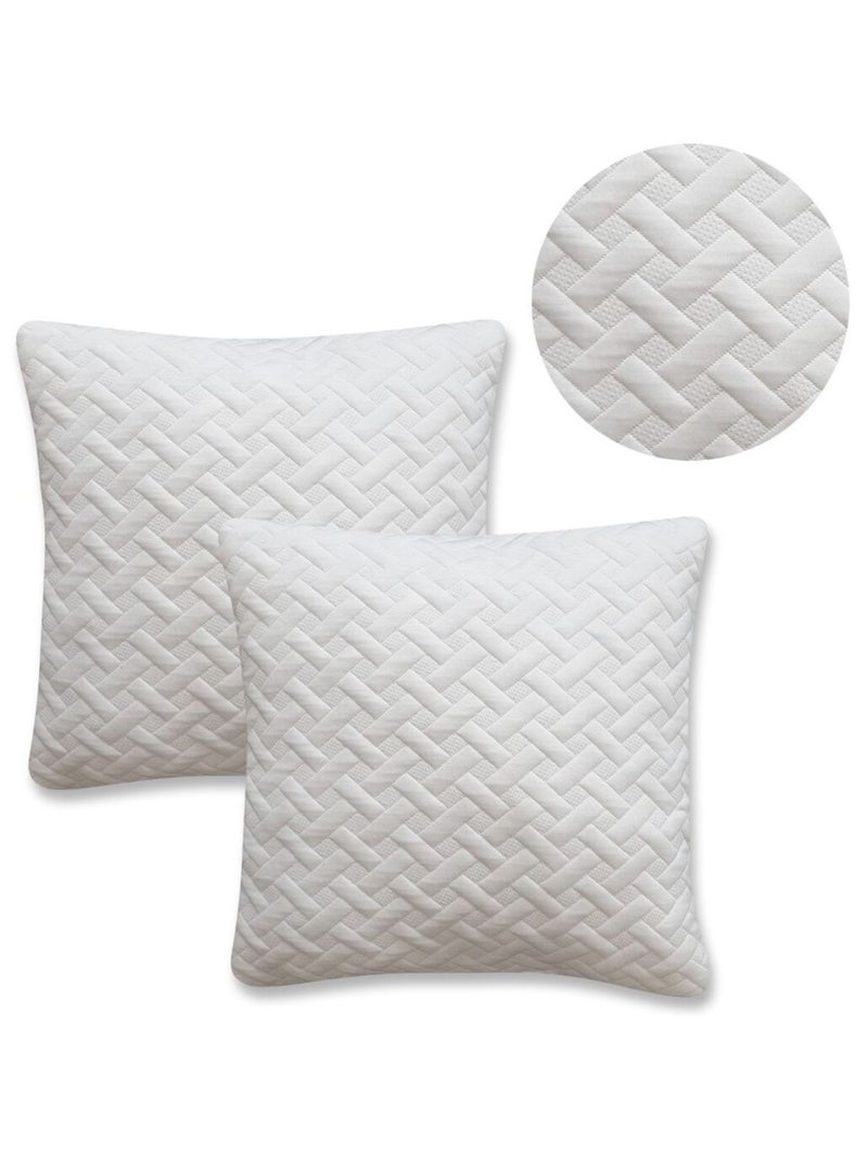 Lot de 2 oreillers à mémoire de forme ESSENTIAL Blanc - Kiabi