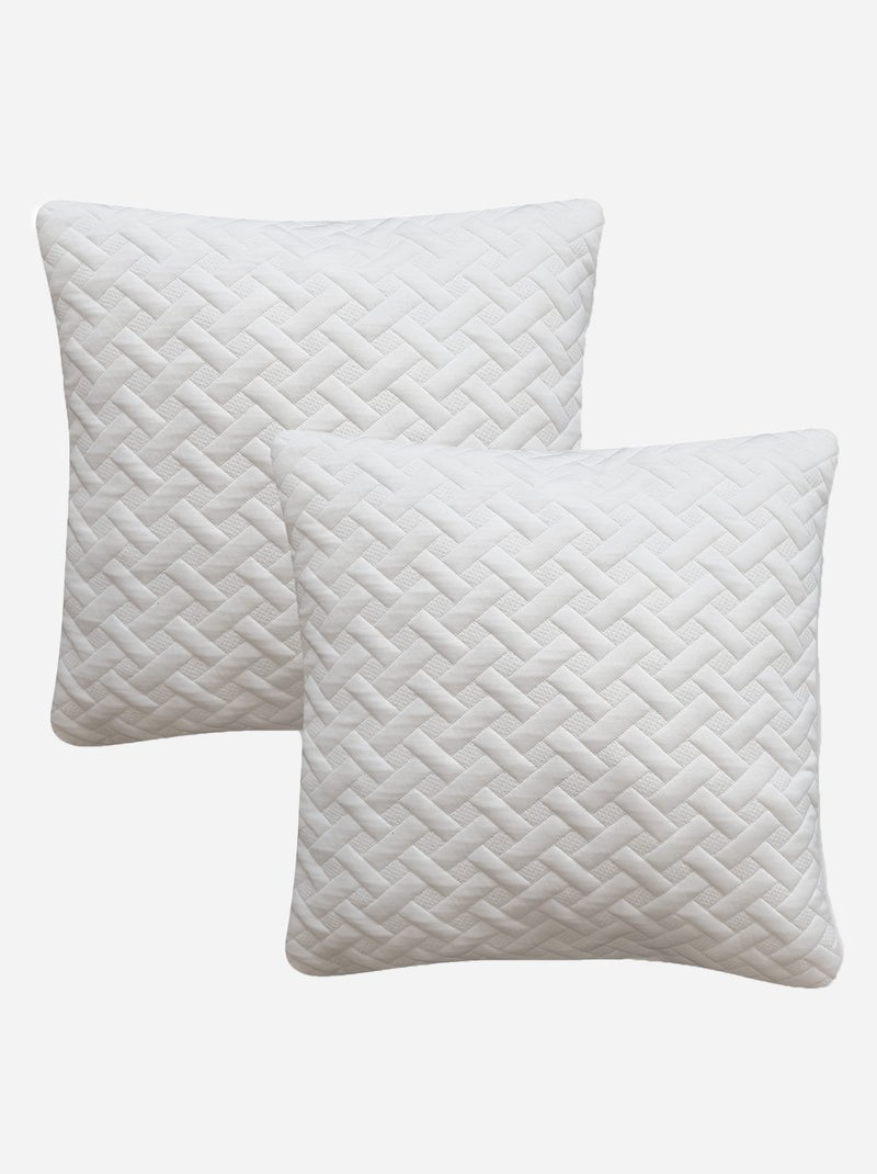 Lot de 2 oreillers blanc - Kiabi