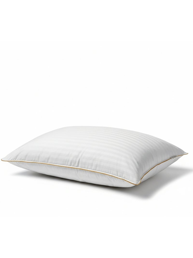 Lot de 2 oreillers carré en plume de canard - oka Blanc - Kiabi