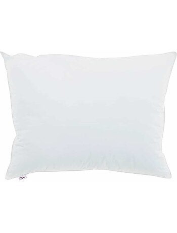 Lot de 2 oreillers coton fibre de bambou 40x80 blanc - vidaxl