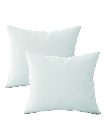 Lot de 2 oreillers, coussins de garnissage carrés - Vivezen
