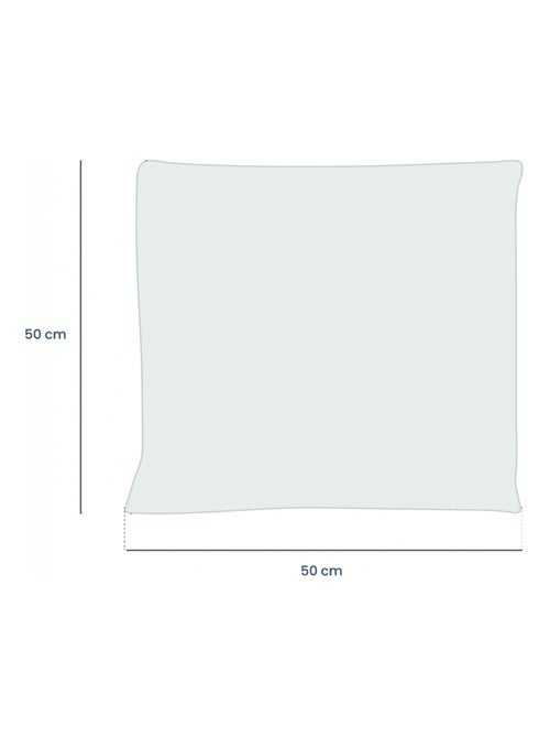 Lot de 2 oreillers, coussins de garnissage carrés - Vivezen - Kiabi