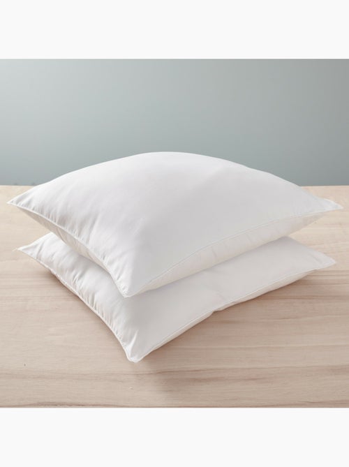 Lot de 2 Oreillers Douceur 60 x 60 cm – Anti-Acariens Soft & Care – Blanrêve - Kiabi Lot de 2 Oreillers Douceur 60 x 60 cm – Anti-Acariens Soft & Care – Blanrêve - Kiabi