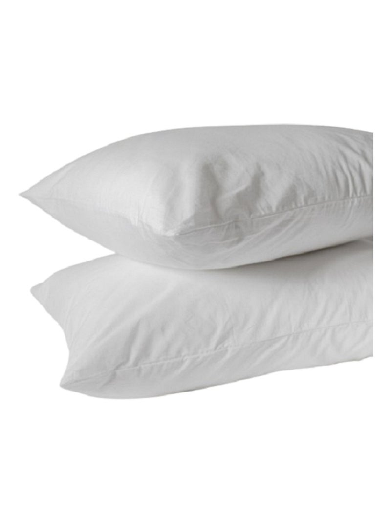 Lot de 2 oreillers ferme Maxi volume Blanc - Kiabi