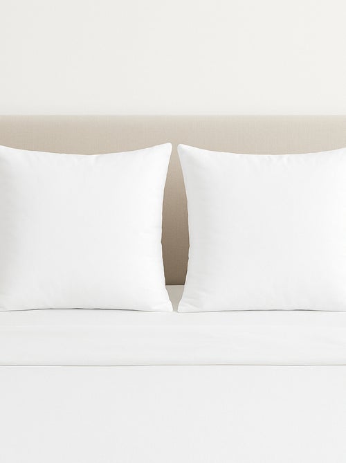 Lot de 2 oreillers Ferme Percale de Coton - 65 x 65 - Kiabi