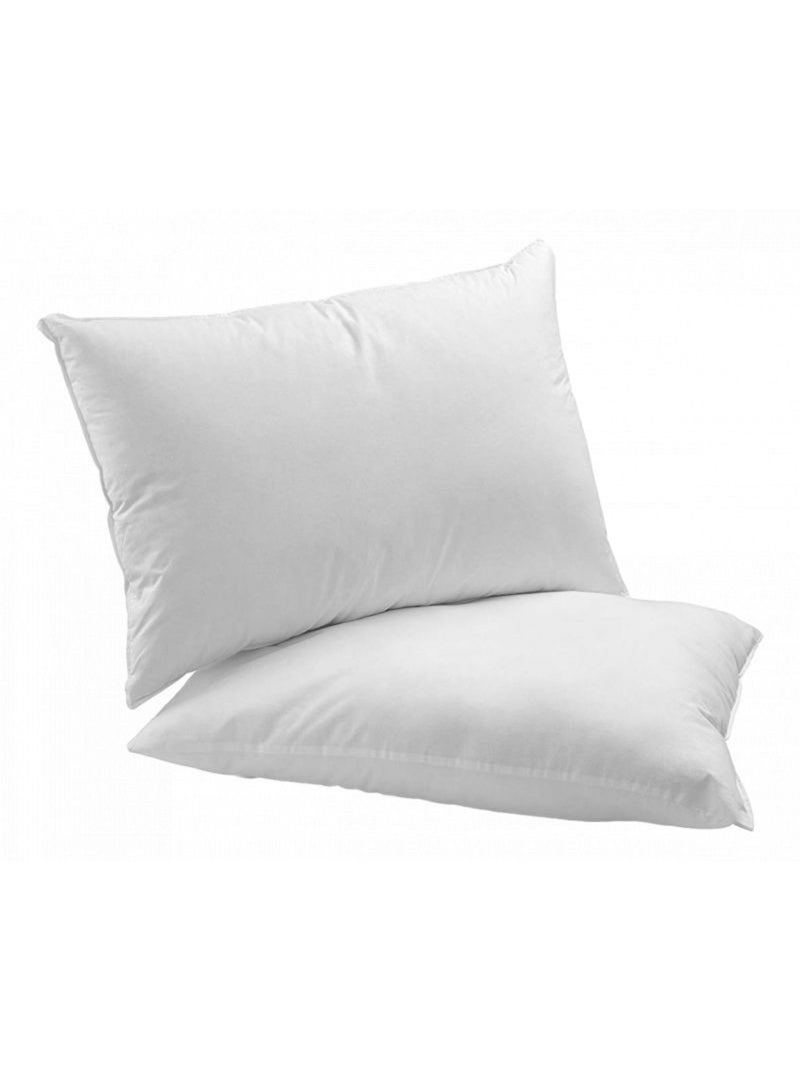 Lot de 2 oreillers moelleux antiacariens Proneem® Fibre VOLUPT’AIR® Dodo Blanc - Kiabi