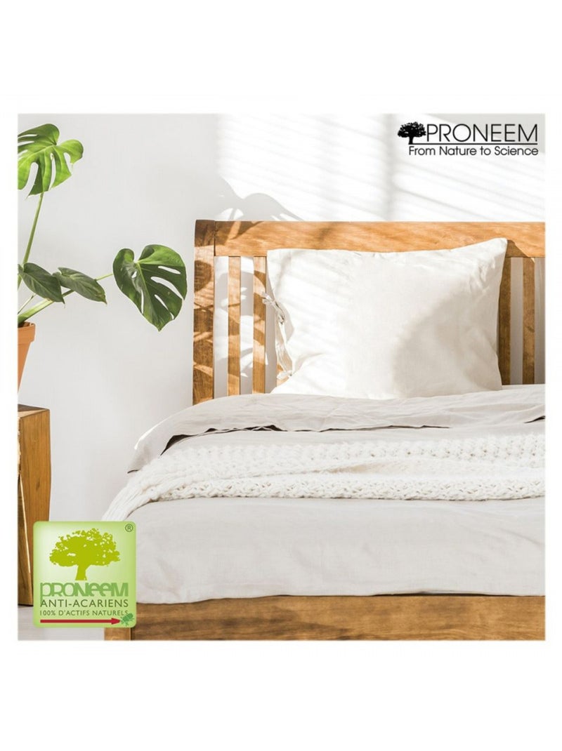 Lot de 2 oreillers moelleux antiacariens Proneem® Fibre VOLUPT’AIR® Dodo Blanc - Kiabi