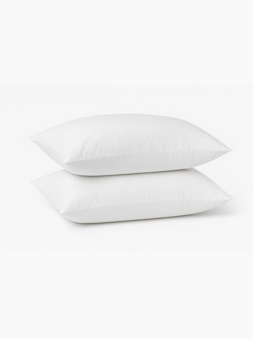 Lot de 2 oreillers moelleux Microfibre - 45 x 70 - Kiabi Lot de 2 oreillers moelleux Microfibre - 45 x 70 - Kiabi