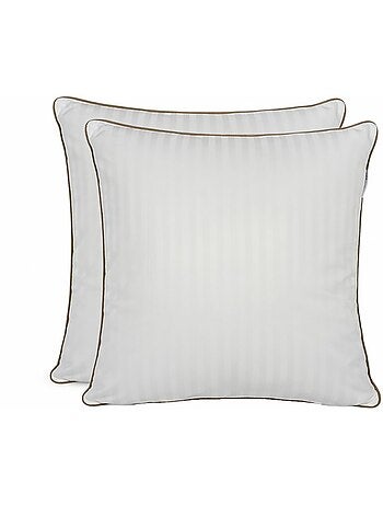 Lot de 2 oreillers rectangulaire en plume de canard - oka