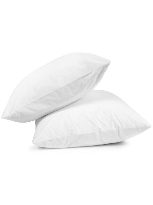 Lot de 2 oreillers recyclés blancs - Moelleux - Kiabi