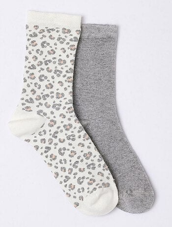 Lot de 2 paire de chaussettes avec cachemire - Damart