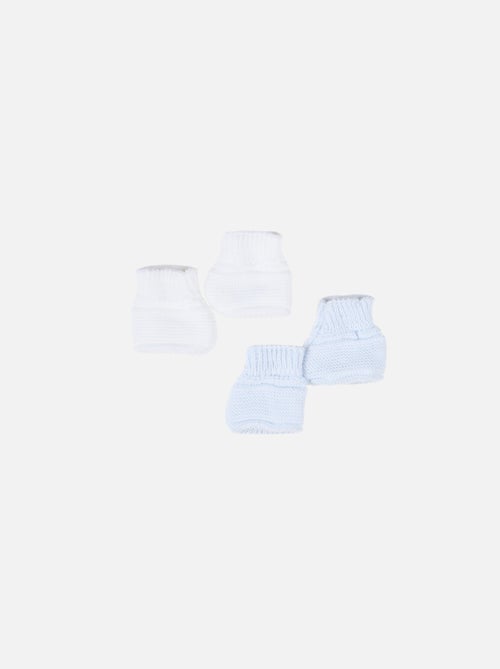 Lot de 2 paires de bottons pour bébé - Kiabi Lot de 2 paires de bottons pour bébé - Kiabi