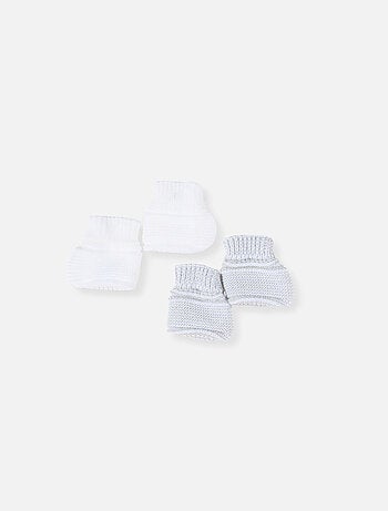 Lot de 2 paires de bottons pour bébé