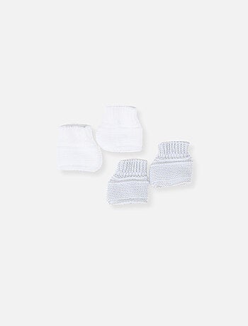 Lot de 2 paires de bottons pour bébé