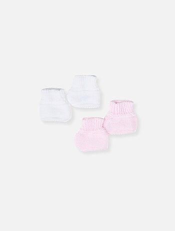Lot de 2 paires de bottons pour bébé