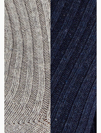 Lot de 2 paires de chaussettes *à base de viscose Lenzing(TM) EcoVero(TM) et Thermolactyl - Damart