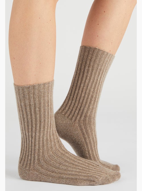 Lot de 2 paires de chaussettes *à base de viscose Lenzing(TM) EcoVero(TM) et Thermolactyl - Damart - Kiabi