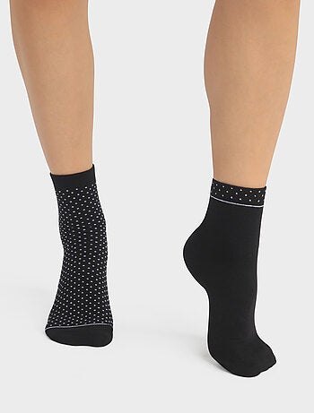Lot de 2 paires de chaussettes à pois Good Fancy