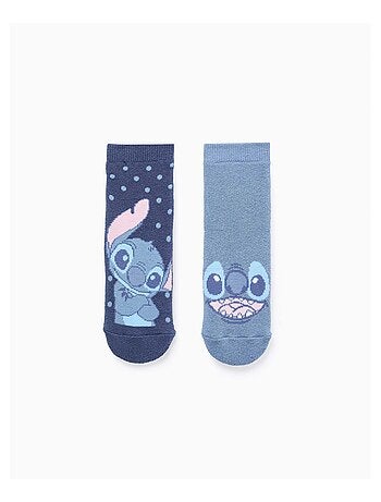 Lot de 2 Paires de Chaussettes Antidérapante Stitch