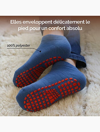 Lot de 2 paires de chaussettes antidérapantes - Enfant - Monsieur Bébé