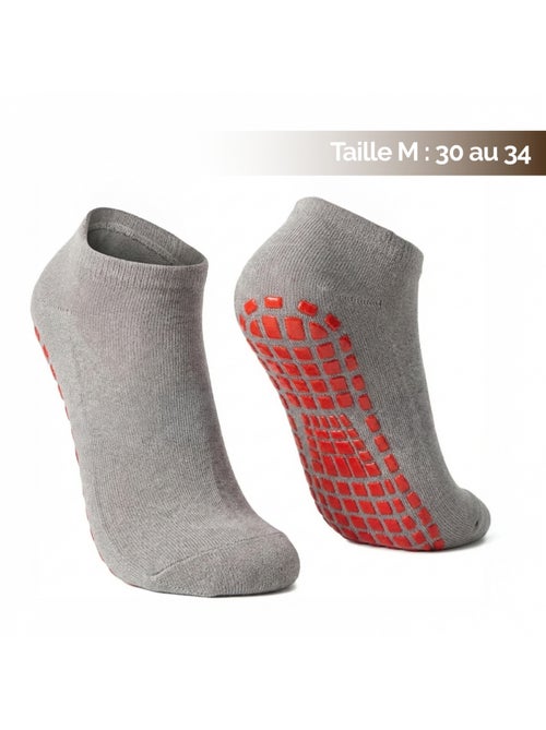 Lot de 2 paires de chaussettes antidérapantes - Enfant - Monsieur Bébé - Kiabi