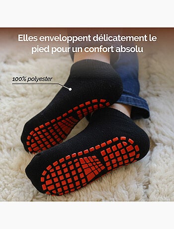 Lot de 2 paires de chaussettes antidérapantes - Enfant - Monsieur Bébé