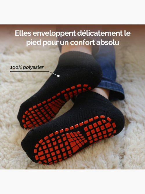 Lot de 2 paires de chaussettes antidérapantes - Enfant - Monsieur Bébé - Kiabi