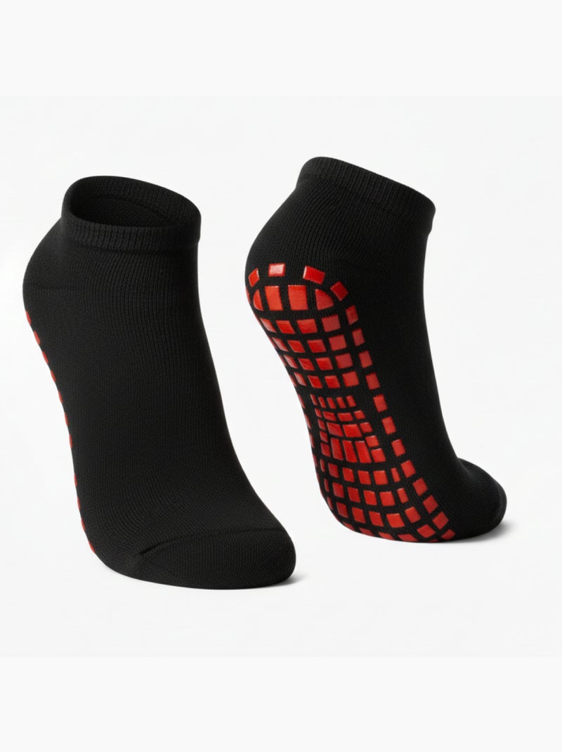 Lot de 2 paires de chaussettes antidérapantes - Enfant - Monsieur Bébé Noir - Kiabi