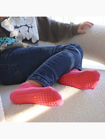 Lot de 2 paires de chaussettes antidérapantes - Enfant - Monsieur Bébé