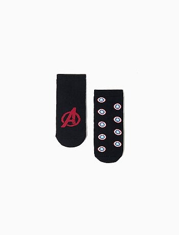 Lot de 2 paires de chaussettes antidérapantes « Avengers » ©Disney MO Fashion