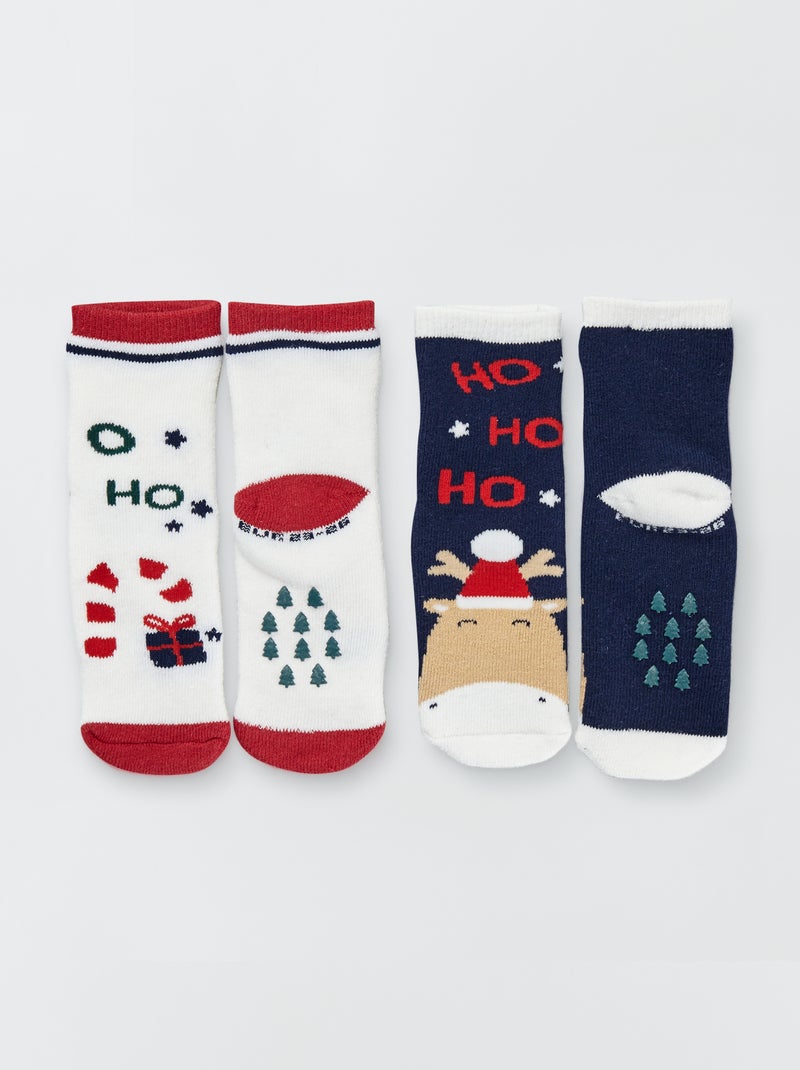 Lot De 3 Paires Chaussettes Antidérapantes Yoga + 1 Sac En Lin - Semelle Silicone, Taille Unique Femme - Blanc/Gris/Noir