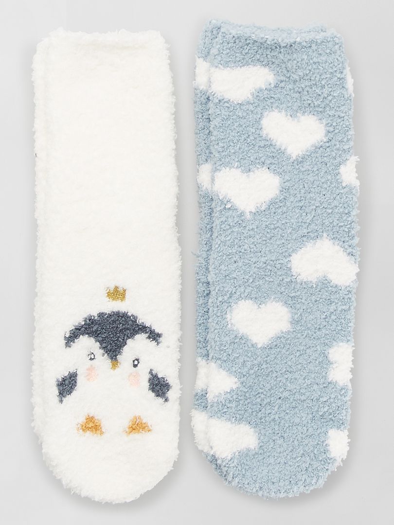 Chaussettes antidérapantes montantes pour bébé avec motif pingouins -  Chaussettes/Chaussettes antidérapantes - Le palais du peton