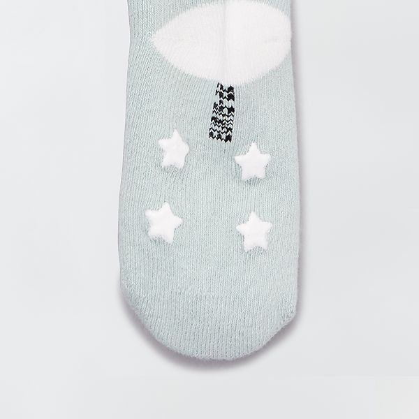 Lot De 2 Paires De Chaussettes Antiderapantes Bebe Fille Beige Kiabi 4 00
