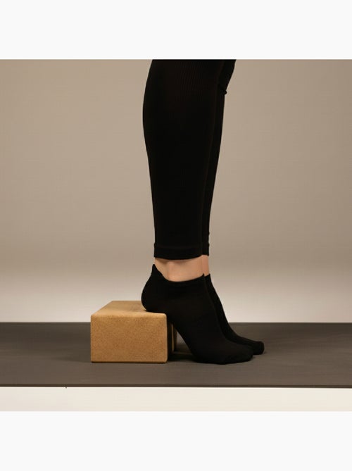 Lot de 2 paires de chaussettes antidérapantes, maison, sport, yoga, pilates - Vivezen - Kiabi