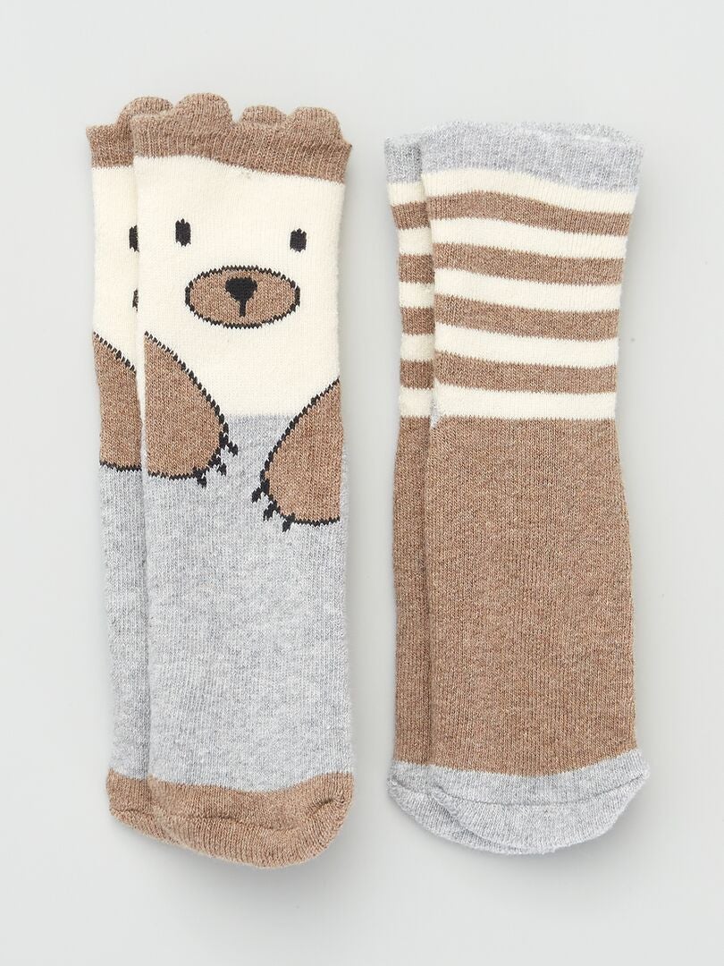 Chaussette Antidérapante 12 Paires Chaussettes Bébé Garçon