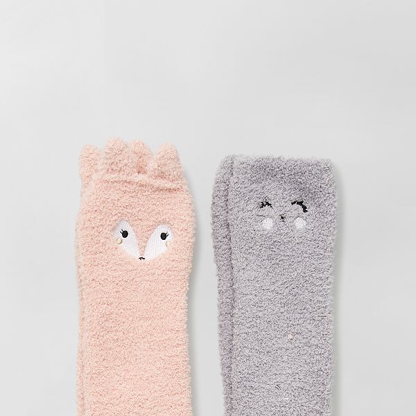Lot De 2 Paires De Chaussettes Antiderapantes Lingerie Du S Au Xxl Noir Kiabi 3 50